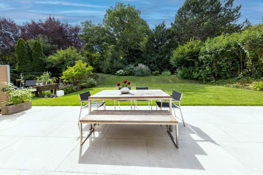 PURE ENTSPANNUNG! Riesiger Garten mit Blick ins Grüne I auch ideal f. gewerbliche Nutzung I Garage I Alarmanlage I, Wohnung-kauf, 749.000,€, 1130 Wien 13., Hietzing