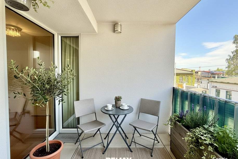 Helle 2-Zimmer-Neubauwohnung mit Loggia nahe Bahnhof Floridsdorf, Wohnung-kauf, 318.000,€, 1210 Wien 22., Donaustadt