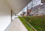 | 2 ZIMMER | GARTENWOHNUNG | LICHTDURCHFLUTETE TERRASSENWOHNUNG | NEUBAU | HEIZUNG & WARMWASSER BEREITS INKLUDIERT