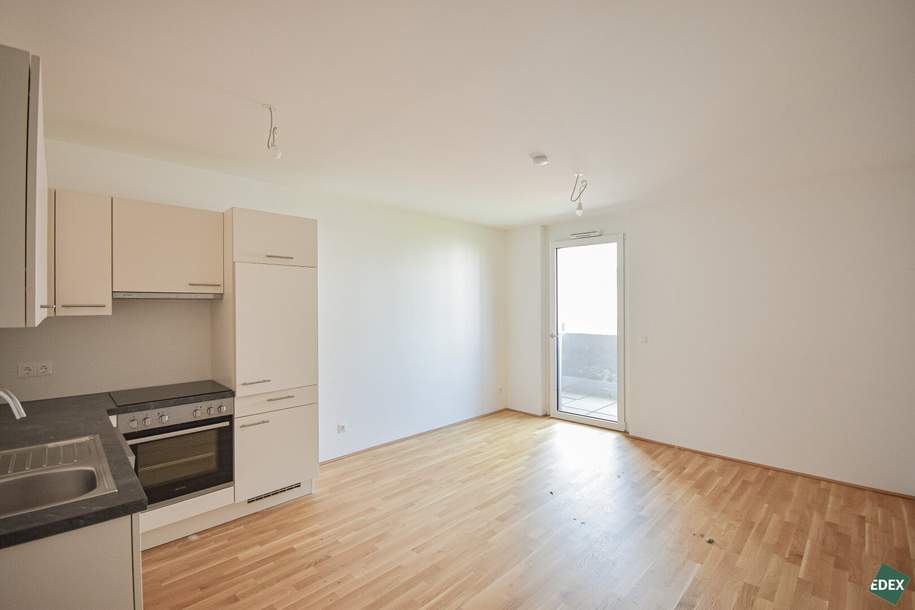 Moderne 2-Zimmer Wohnung mit großem Balkon, Wohnung-miete, 1.399,00,€, 1200 Wien 22., Donaustadt