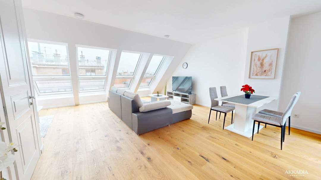 Rarität! Exklusive DG-Wohnung mit Dachterrasse und 360° Wienblick [A\\]