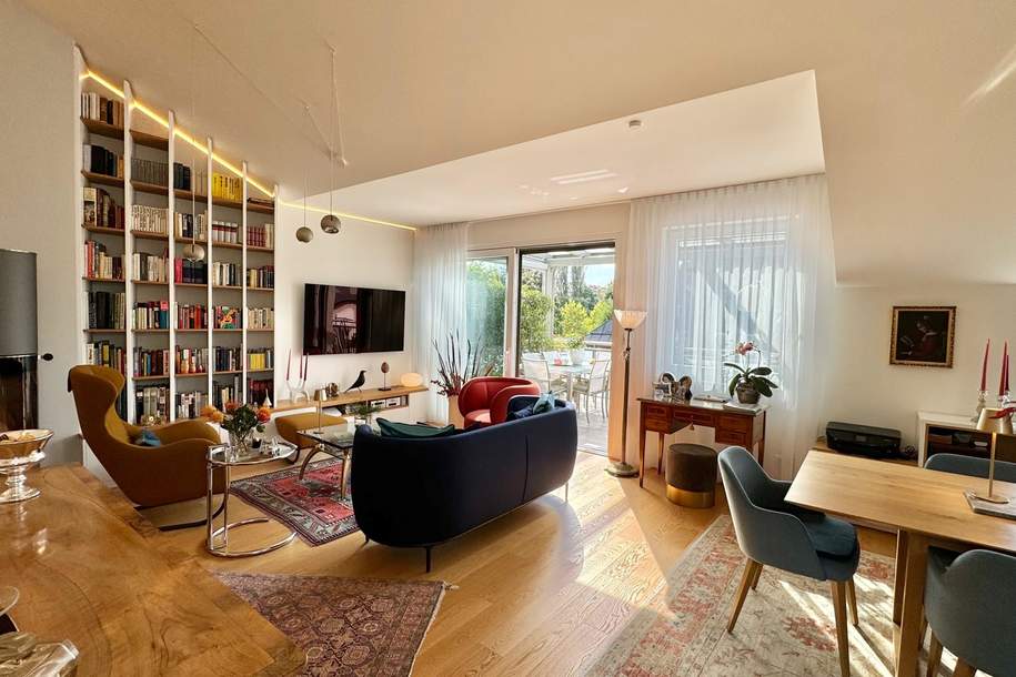Exklusives Dachgeschoss in Bestlage am Lendhafen I besondere Raumhöhen I Tiefgarage optional, Wohnung-kauf, 895.000,€, 9020 Klagenfurt(Stadt)