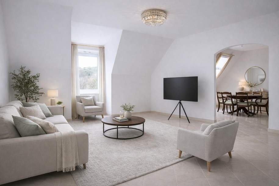 Stilvolle 3,5-Zimmer-Wohnung mit Terrasse und herrlichem Panorama auf die historischen Burgruinen, Wohnung-kauf, 299.000,€, 2500 Baden