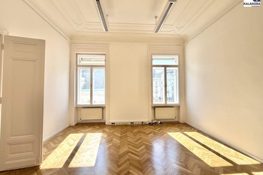 360° TOUR // GENERALSANIERTES ALTBAU-BÜRO nahe SCHWARZENBERGPLATZ, Gewerbeobjekt-miete, 5.274,08,€, 1040 Wien 4., Wieden