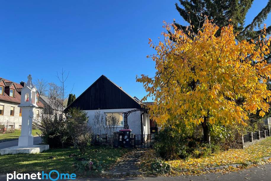 Bungalow mit Nebengebäude – Weinkeller und ca. 1.142 m² Acker, Haus-kauf, 170.000,€, 2143 Mistelbach