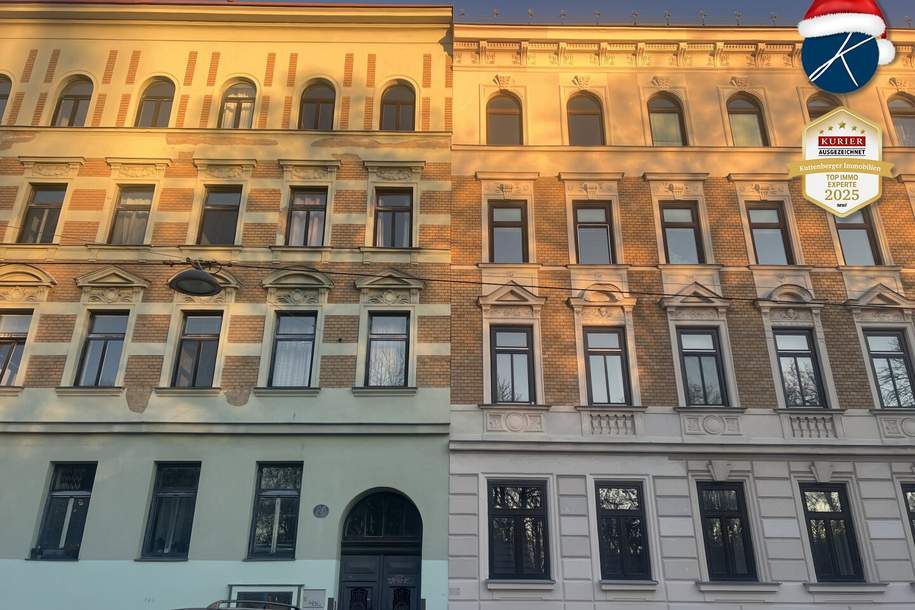UNBEFRISTET! Sanierter Altbau - Parkblick - Westseitig, Wohnung-miete, 949,77,€, 1140 Wien 14., Penzing