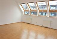 TERRASSENHIT, DACHGESCHOSS, 81 m2 Maisonette mit 12 m2 Terrasse, 3 Zimmer, Küche, Galerie, Wannenbad, Augarten-Nähe