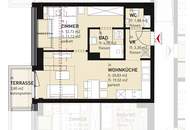 2-Zimmer-Wohnung Neubau inkl Küche, Terrasse und Kellerabteil Nähe U1 Neulaa /HS17 A-26