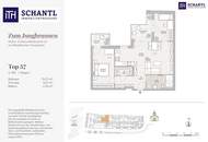 Jetzt Early Bird Aktion sichern! ZUM JUNGBRUNNEN! Ab ins Dachgeschoss ohne Schrägen! Familien-Hit mit Balkon und Terrasse! Beste Infrastruktur + Hochwertige Materialien + Garagenplatz optional!
