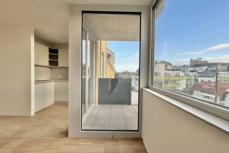 ERSTBEZUG | Außenflächen mit direktem Blick auf den Kahlenberg | vollausgestattete Küchen | Fußbodenheizung und Fußbodenkühlung, Wohnung-miete, 935,00,€, 1210 Wien 22., Donaustadt