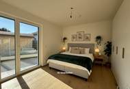 Charmante Gartenwohnung - 2 Zimmer plus Küche - südseitige Ruhelage - Erstbezug - Fußbodenheizung - WP &amp; Solar