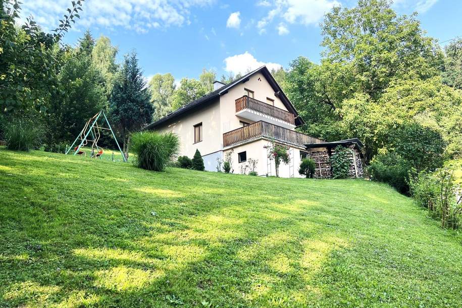 Einfamilienhaus mit Potenzial samt großzügigem Grundstück in idyllischer Ruhelage, Haus-kauf, 225.000,€, 9413 Wolfsberg