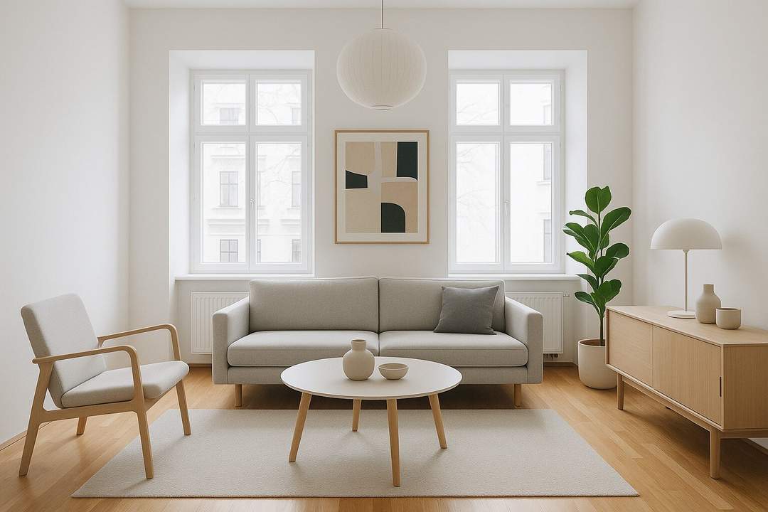 Wohnen im schönsten Altbauflair – 3 Zimmer mit Grünblick & Balkonoption