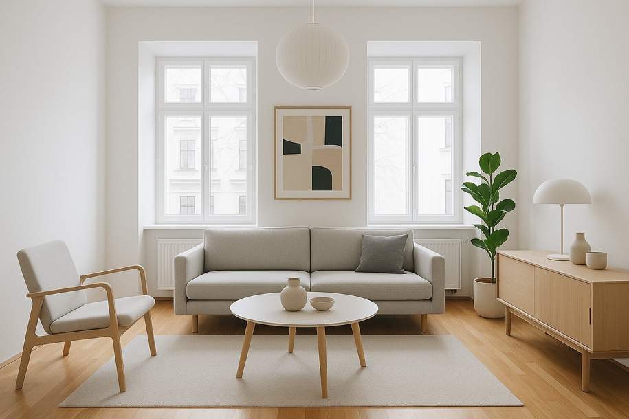 Wohnen im schönsten Altbauflair – 3 Zimmer mit Grünblick &amp; Balkonoption, Wohnung-kauf, 465.000,€, 1030 Wien 3., Landstraße