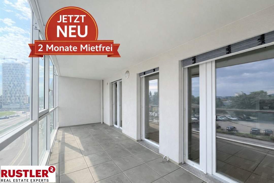 2 MONATE MIETFREI | Nahe Citypark | 2-Zimmer-Wohnung mit Loggia
