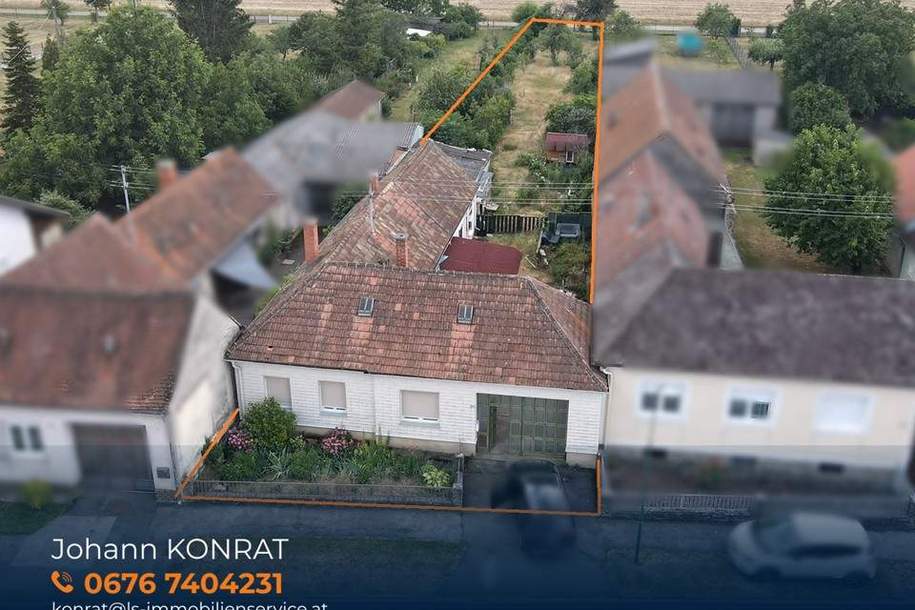 Sanierungsbedürftiges Wohnhaus mit 1.375 m² großem Grundstück in Schachendorf!, Haus-kauf, 85.000,€, 7472 Oberwart