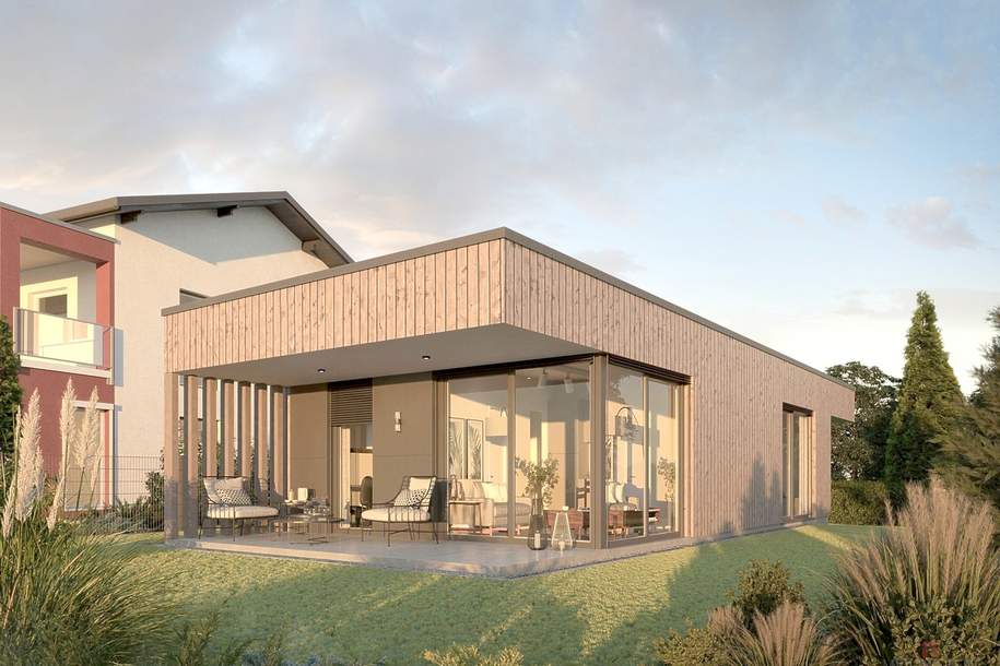 Wohnen auf einer Ebene – modern und voller Leichtigkeit in ruhiger Innenhoflage, Haus-kauf, 450.000,€, 9220 Villach Land