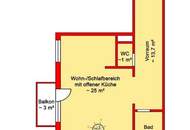 Moderne 1-Zimmer Wohnung in ruhiger Lage - nähe Bahnhof Atzgersdorf