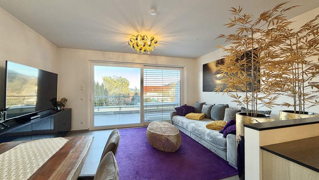 Reifnitz am Wörthersee: perfekt aufgeteilte 3-Zi Wohnung mit Terrasse und Carport