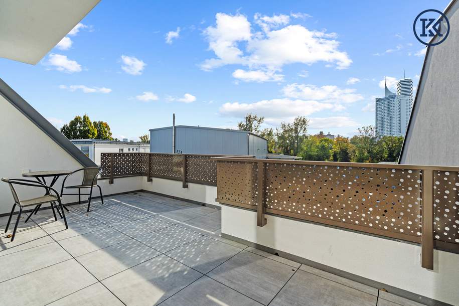 Alte Donau Investmentchance: Traum-Dachgeschosswohnung mit Airbnb-Genehmigung!, Wohnung-kauf, 679.900,€, 1220 Wien 22., Donaustadt