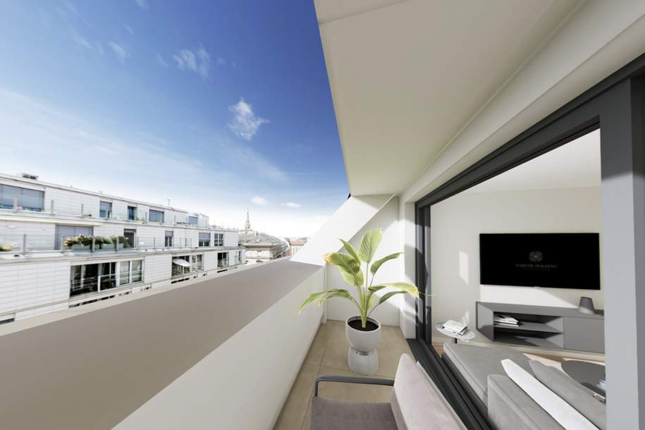 Hundertwasser lässt grüßen | DG-ERSTBEZUG mit TERRASSE und LOGGIA | Ost/West-Ausrichtung | Hofseitige Schlafzimmer | Für Eigennutzer oder Anleger, Wohnung-kauf, 1.140.000,€, 1030 Wien 3., Landstraße