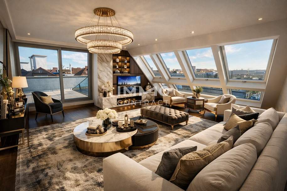 U-Bahn Nähe: Helle DG Wohnung mit XXL-Terrasse, Wohnung-kauf, 299.100,€, 1120 Wien 12., Meidling