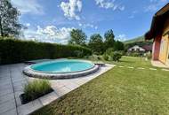 Einfamilienhaus mit Garten, Pool und Kamin in Sankt Oswald