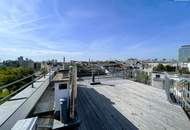 Skyview I Weite I Luxus: Großzügige und stilvolle 2-Zimmer-Maisonette mit Dachterrasse in Toplage neben Donaukanal!