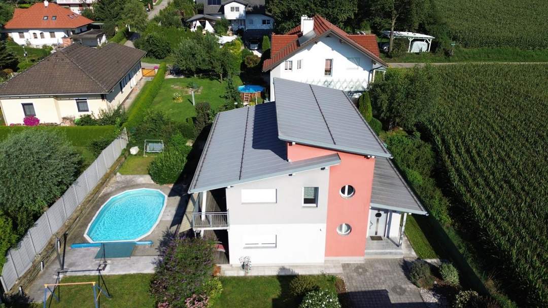Architektenhaus mit Pool – Ruhige Traumlage in Pubersdorf