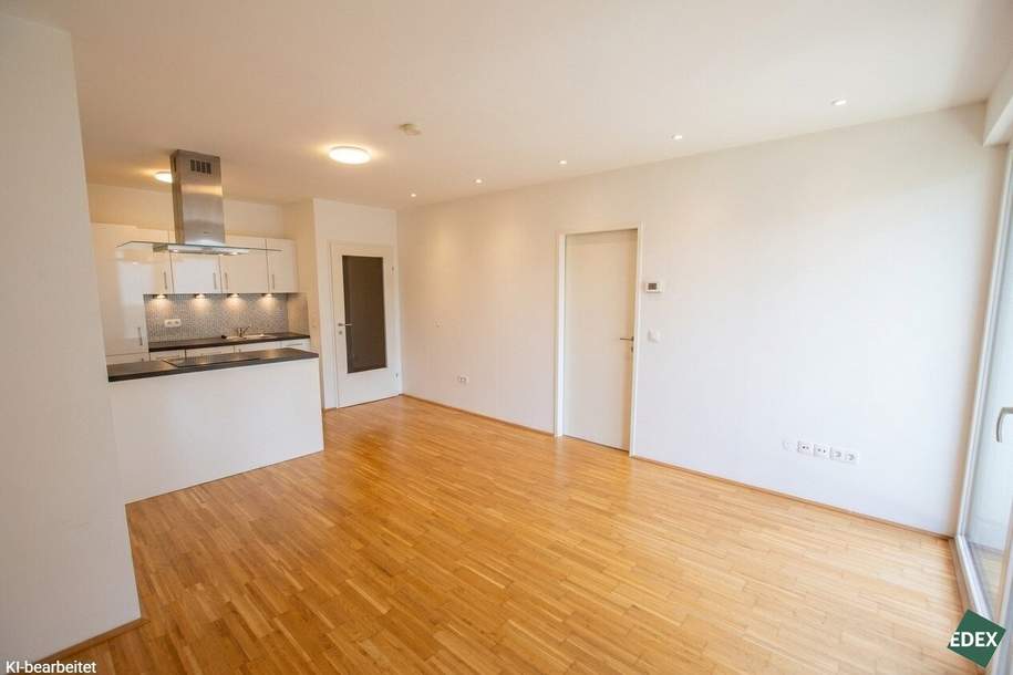 Moderne 2-Zimmer Wohnung mit Loggia nahe Shopping Center Nord, Wohnung-miete, 1.099,00,€, 1210 Wien 22., Donaustadt