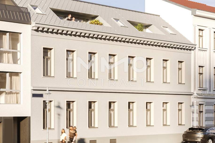 ERSTBEZUG - Charmante 3 Zimmerwohnung mit Terrasse und Garten - U3 - 2 bedroom apartment + garden, Wohnung-kauf, 594.788,€, 1110 Wien 11., Simmering