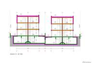 BAUBEWILLIGTER BAUGRUND | 2 Exklusive Doppelhäuser – 4 Einheiten | WNF ges. 655 m² | Hainbachgasse