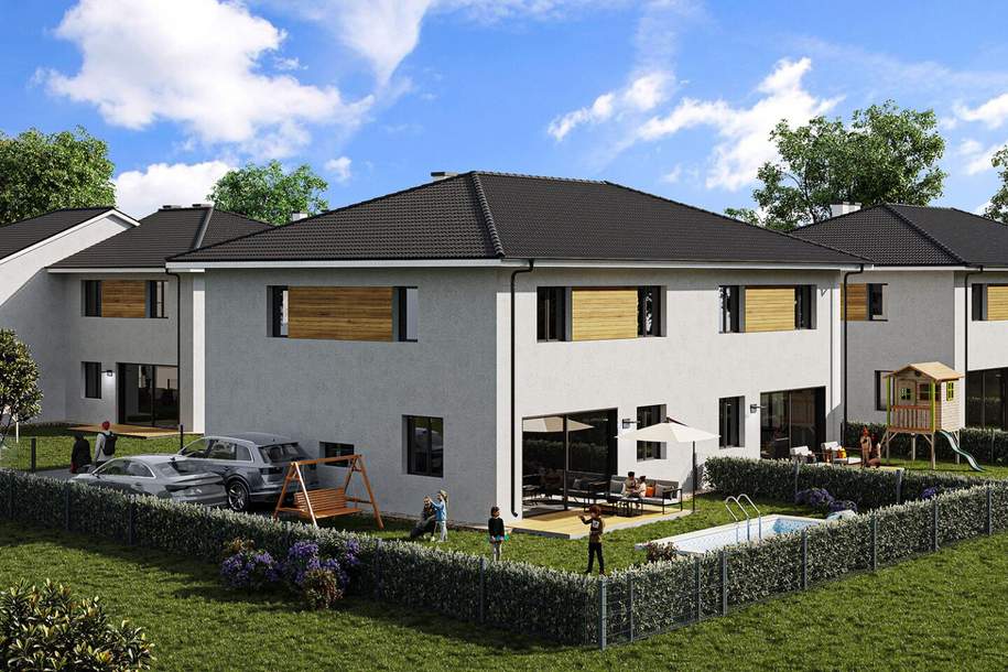 "Sunside Living - Wo Träume wohnen", Haus-kauf, 446.000,€, 2103 Korneuburg
