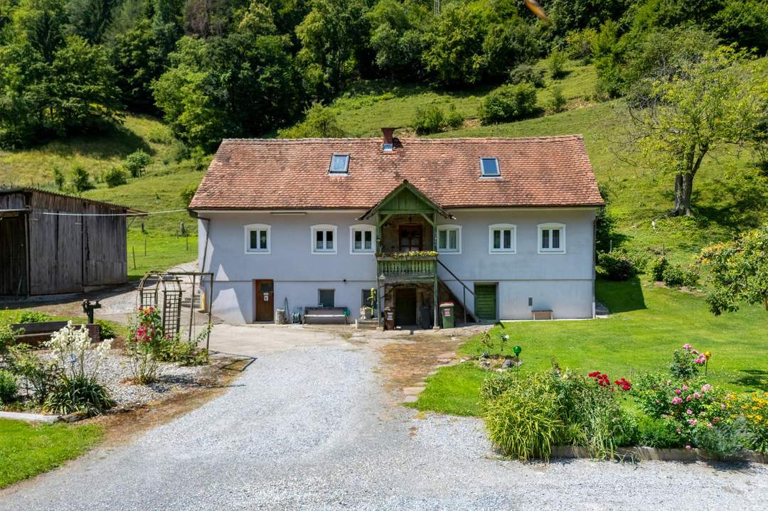 Landwirtschaftliches Anwesen mit großzügigem Bauland nahe Thalersee