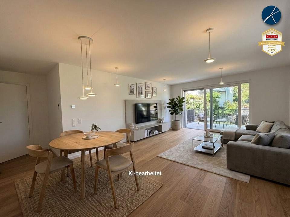 OPEN HOUSE am 18. September: 2-Zimmer Wohnung mit 9m² Balkon und Blick in´s Grüne (Top 7) - Erstbezug!