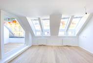 Neubau DG-Terrassenwohnung in Ruhelage | PKW-Stellplatz | 3 Min. zum Kutschkermarkt und zur U6 | 2 Min. zum Aumannplatz