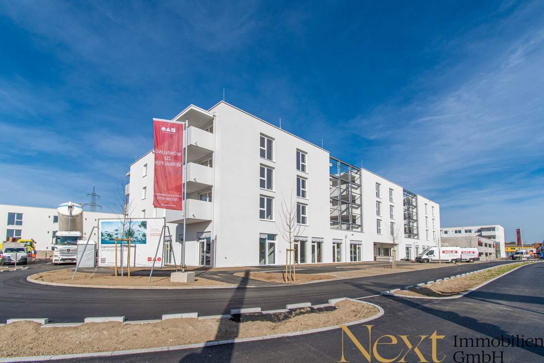 Neubau Büro-, Praxis- oder Geschäftsflächen mit flexiblen Ausbaumöglichkeiten an der Salzburger Straße zu vermieten!