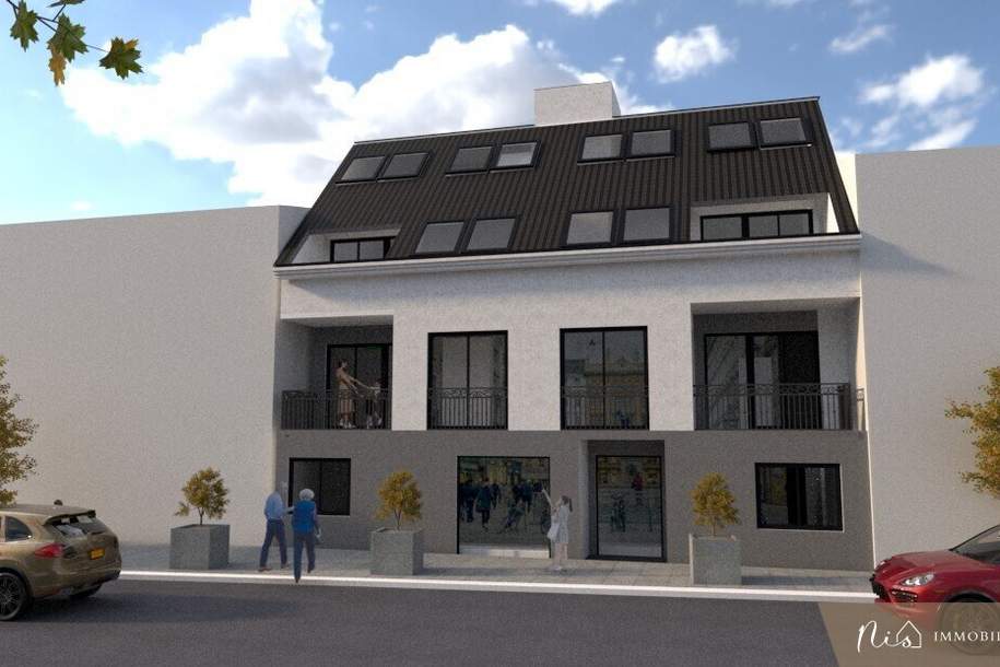 Dachgeschoß-Juwel - 3 Zimmer mit Südwest-Terrasse - Erstbezug, Wohnung-kauf, 370.026,€, 1220 Wien 22., Donaustadt