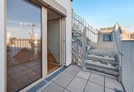 MAI-HIGH-SONETTE >> Moderne Duplex-Wohnung mit lichtdurchfluteten Räumen >> DACHTERRASSE