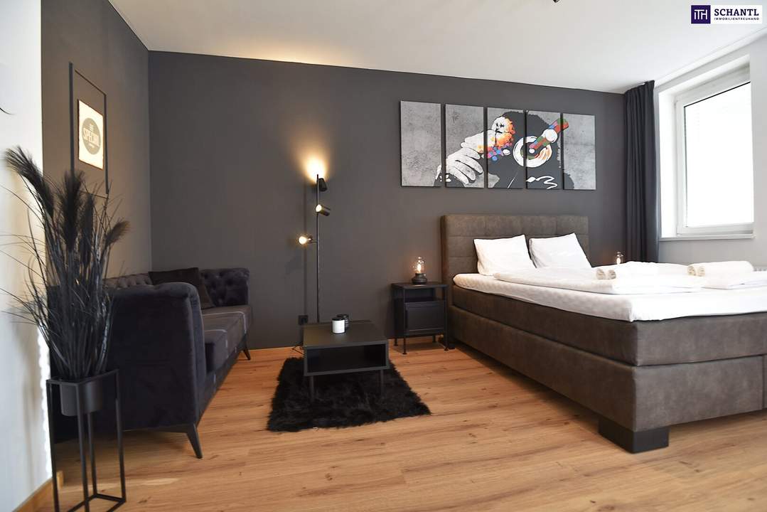 Monkey Loft im City Center | Stylishes Wohnen in der Grazer Innenstadt | 4. Liftstock | Balkon in den Innenhof | moderne Einrichtung