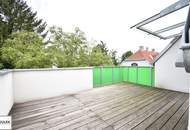 Gut geschnittene 4-Zimmer-Dachgeschosswohnung mit großer Terrasse in Hütteldorf (S+U)