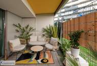 MÖBLIERTE 50M² MIT 55M² ECKTERRASSE IM LEOPOLD-TOWER IM CITY GATE