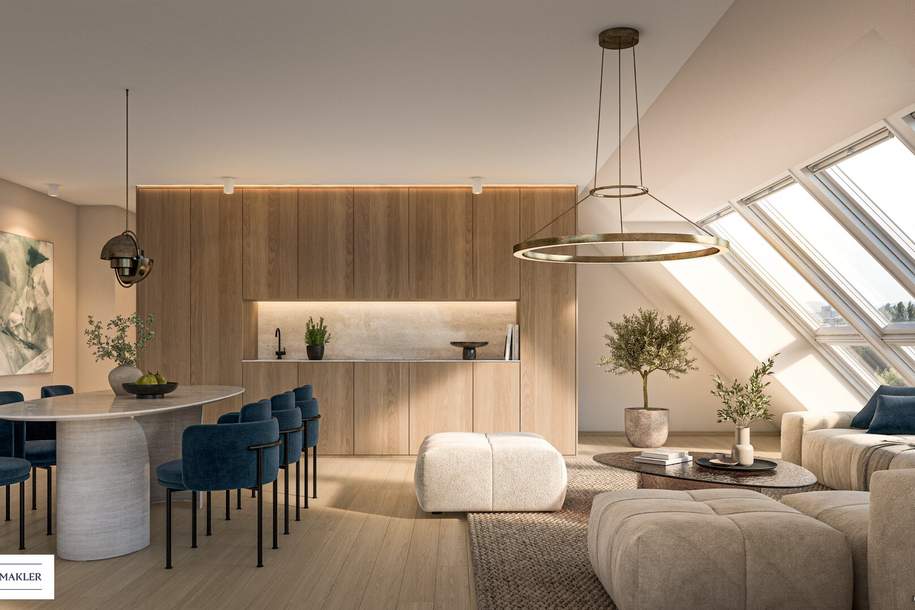 Am Spitz 5: Dachgeschosswohnung mit Terrasse, Loggia und Balkon – Erleben Sie das Gefühl von Freiheit!, Wohnung-kauf, 830.600,€, 1210 Wien 21., Floridsdorf