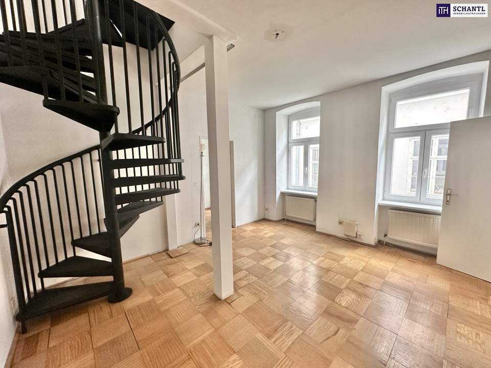 Bestlage 7. Bezirk - Neustiftgasse/Höhe Zieglergasse ++ Perfekt geschnittene 4-Zimmer Maisonette ++ Absolut ruhige Innenhoflage ++ Exzellente Infrastruktur, U6 &amp; Volkstheater fußläufig erreichbar!