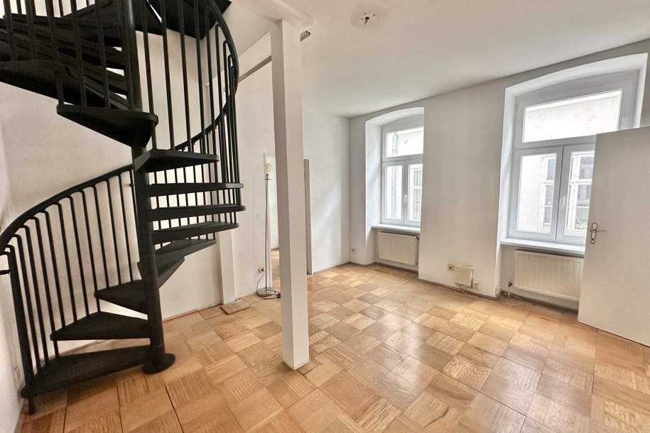 Bestlage 7. Bezirk - Neustiftgasse/Höhe Zieglergasse ++ Perfekt geschnittene 4-Zimmer Maisonette ++ Absolut ruhige Innenhoflage ++ Exzellente Infrastruktur, U6 &amp; Volkstheater fußläufig erreichbar!, Wohnung-kauf, 399.000,€, 1070 Wien 7., Neubau