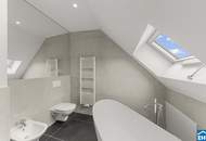 Traumhafte Dachgeschoßwohnung in saniertem Altbau: 5 Zimmer-Maisonettewohnung mit Terrassen