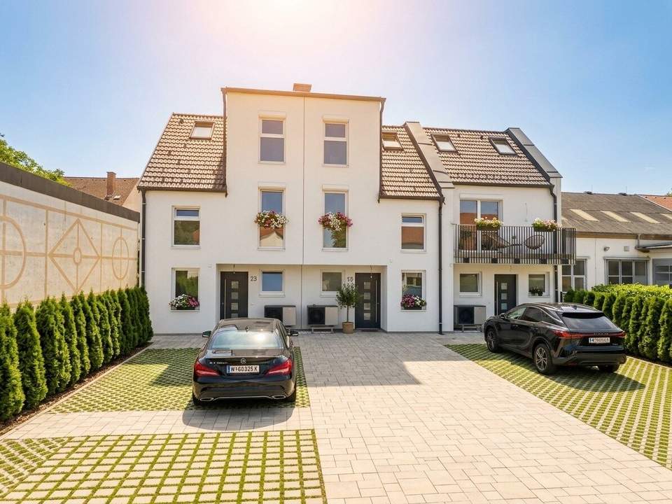 Modernes Reihenhaus mit Garten, Dachstudio & großzügigem Keller in ruhiger Lage in Wien 1220!