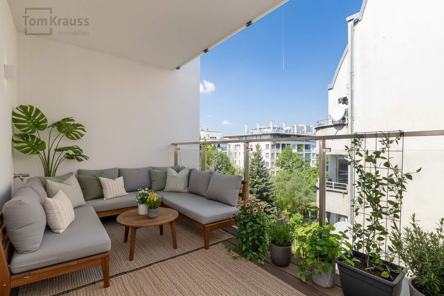 LICHT, FREIRAUM UND URBANER KOMFORT – 3-ZIMMER-WOHNUNG MIT TERRASSE UND LOGGIA, Wohnung-kauf, 625.000,€, 1200 Wien 22., Donaustadt
