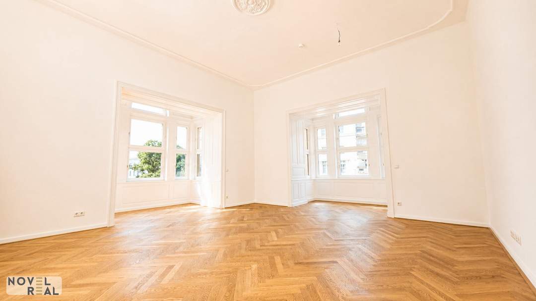 Exklusive Altbauwohnung mit drei Schlafzimmern und repräsentativem Wohnbereich im 1. Bezirk