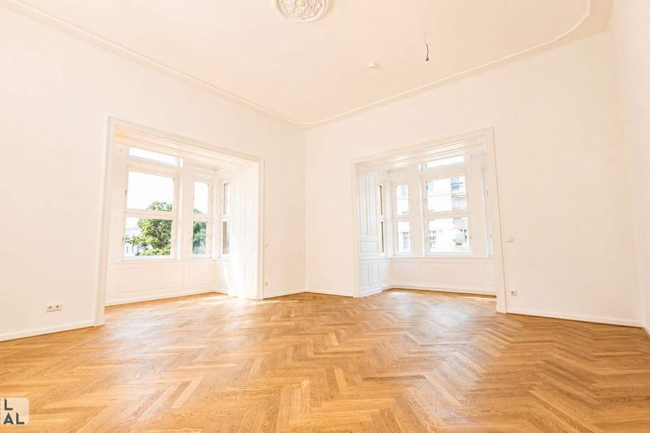 Exklusive Altbauwohnung mit drei Schlafzimmern und repräsentativem Wohnbereich im 1. Bezirk, Wohnung-miete, 2.999,96,€, 1010 Wien 1., Innere Stadt
